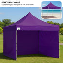 Wallaroo Gazebo Tent Marquee 3x3 PopUp Outdoor Purple - RnR Galore