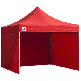 Wallaroo Gazebo Tent Marquee 3x3 PopUp Outdoor Red - RnR Galore