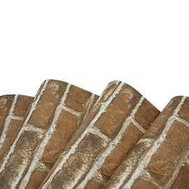Wallpaper Faux Brick Wall Paper Roll - RnR Galore