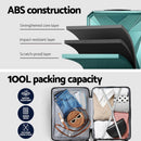 Wanderlite 28" 75cm Luggage Trolley Travel Suitcase Carry On Storage TSA Hardshell Atrovirens - RnR Galore