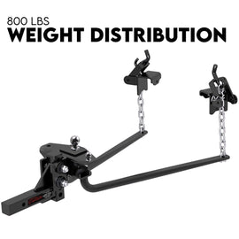 Weight Distribution Hitch System Load Leveller Caravan Anti Sway Bars 800Lb - RnR Galore