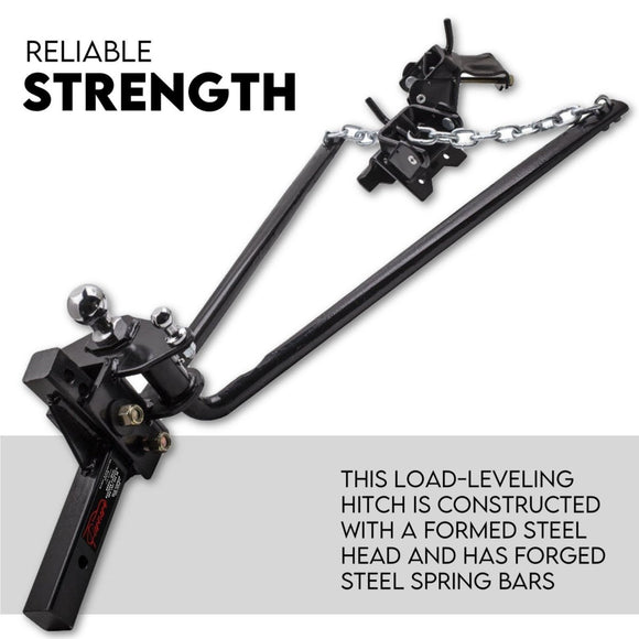 Weight Distribution Hitch System Load Leveller Caravan Anti Sway Bars 800Lb - RnR Galore