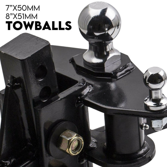 Weight Distribution Hitch System Load Leveller Caravan Anti Sway Bars 800Lb - RnR Galore