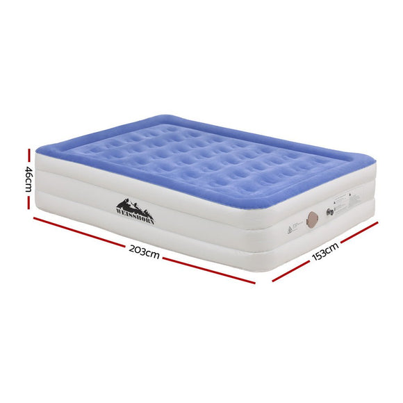Weisshorn Air Mattress Queen Inflatable Bed 46cm Air bed Cube - RnR Galore