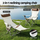 Weisshorn Camping Chair Reclining Adjustable Portable Outdoor Folding Lightweight - RnR Galore