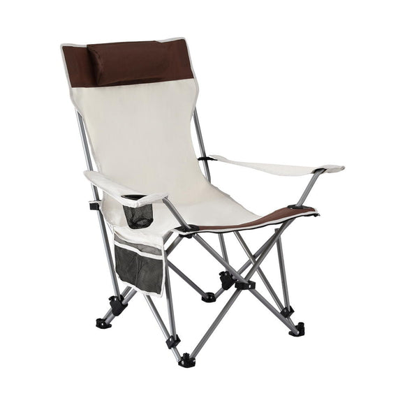 Weisshorn Camping Chair Reclining Adjustable Portable Outdoor Folding Lightweight - RnR Galore