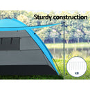 Weisshorn Camping Tent Beach Portable Hiking Sun Shade Shelter Fishing 4 Person - RnR Galore