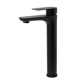 WELS 7.5L/m Rounded Body Basin Mixer Kitchen Vanity Faucet Tap Spout Matte Black - RnR Galore