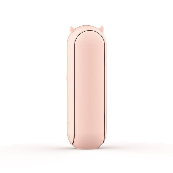 White 2 - in - 1 Foldable Mini Fan & Power Bank - Ultra - Compact USB Rechargeable Personal Fan - RnR Galore