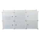 White Cube DIY Shoe Cabinet Rack Storage Portable Stackable Organiser Stand - RnR Galore