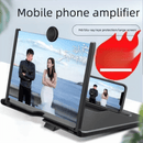 White Portable 10 - Inch Mobile Phone Screen Magnifier with Foldable Stand - 3D HD Video Amplifier for Movies & Reading - Pull - Out Design Compatible with All Smartphones - Ideal for Home, Travel & Camping - RnR Galore