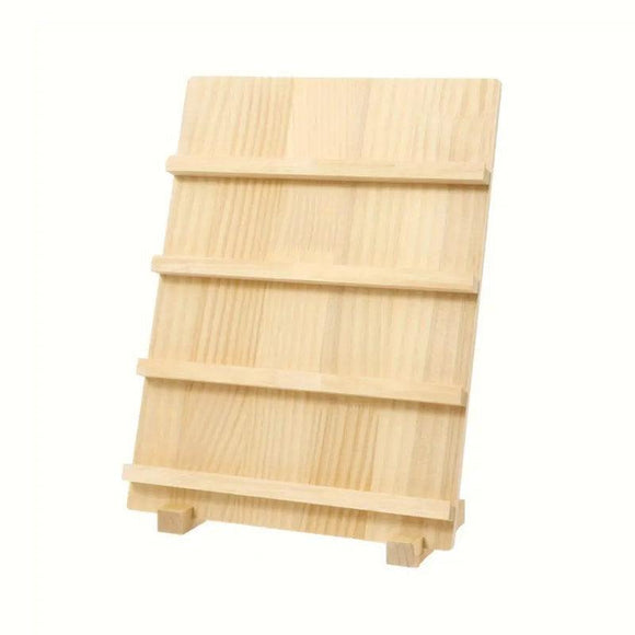 Wooden Earrings Display Rack Multi Tier Jewelry Stand Organizer Earrings Holder - 3 - Tier - RnR Galore