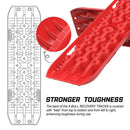 X - BULL 2 Pairs Recovery tracks Sand Mud Snow 4WD / 4x4 ATV Offroad Stronger Gen 3.0 - Red - RnR Galore