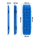 X - BULL Recovery tracks Mud Snow / Sand tracks / Grass 4X4 Caravan 2pairs 4WD Gen 3.0 - Blue - RnR Galore