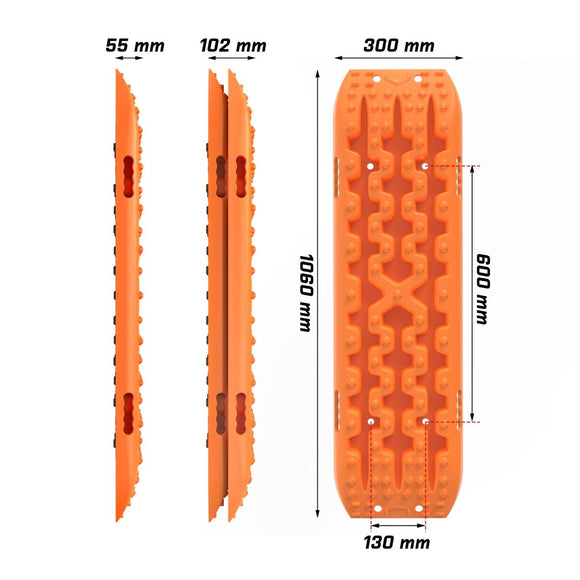 X - BULL Recovery tracks Sand 4x4 4WD Snow Mud Car Vehicles ATV 2pcs Gen 3.0 - RnR Galore