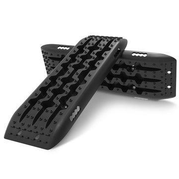 X - BULL Recovery Tracks Sand Track Mud Snow 1 pair Gen 2.0 Accessory 4WD 4X4 - Black - RnR Galore