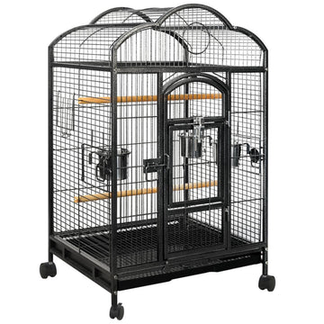 YES4PETS Bird Budgie Cage Parrot Aviary Carrier With Wheel - RnR Galore