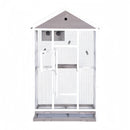 YES4PETS Wooden XXL Pet Cages Aviary Carrier Travel Canary Parrot Bird Cage Grey - RnR Galore
