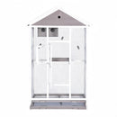 YES4PETS Wooden XXL Pet Cages Aviary Carrier Travel Canary Parrot Bird Cage Grey - RnR Galore