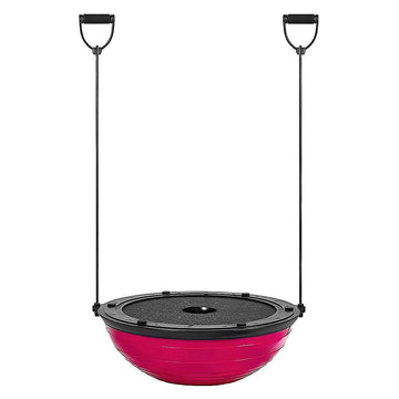 Yoga Balance Trainer Exercise Ball for Arm, Leg, Core Workout with Pump, 2 Resistance Bands - RnR Galore