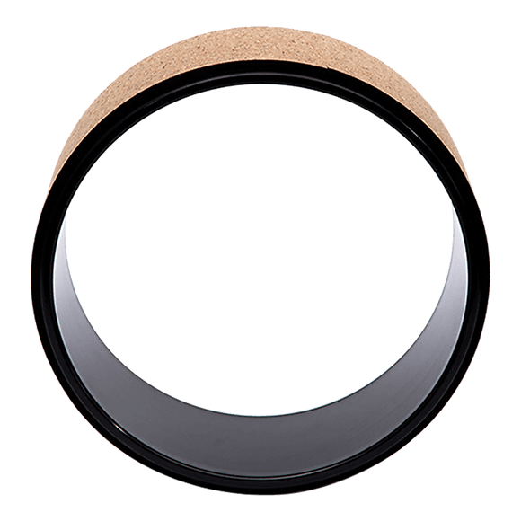 Yoga Pilates Wheel Cork Circle Prop Back Chest Hips Abdomen Stretch Roller - RnR Galore