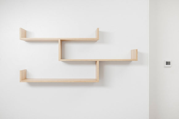 ZURICH MULTI LEVEL SHELF KIT (OAK) - RnR Galore