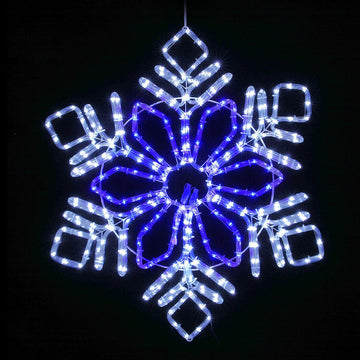 0.82M Christmas Lights 304 LED Snow Motif Light Decorations Jingle Jollys - RnR Galore