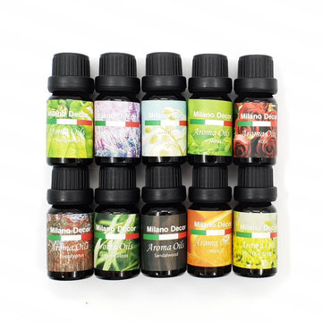 10 Pack Aroma Diffuser Oils Aromatherapy Fragrance 10ml Gift Pack - RnR Galore