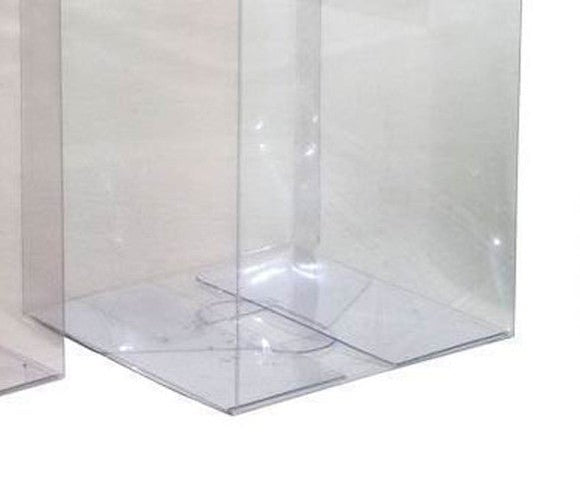 10 Pack of 12cm Square Cube Box - Large Bomboniere Exhibition Gift Product Showcase Clear Plastic Shop Display Storage Packaging Box - RnR Galore