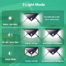 100 Waterproof LED Motion Sensor Solar Security Lights Outdoor (2pack) - RnR Galore