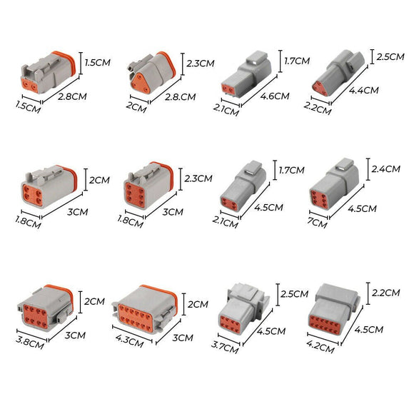 1000PCS Deutsch DT Connector Plug Kit With Genuine Deutsch Crimp Tool Auto Marine - RnR Galore