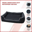 100cm x 80cm Heavy Duty Waterproof Dog Bed - RnR Galore