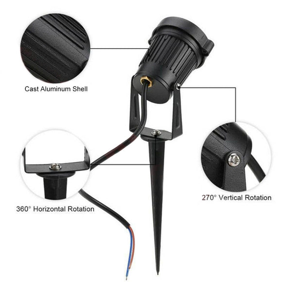 10PCS 12V LED Waterproof Outdoor Garden Spotlights Landscape Light Flood Lights - RnR Galore