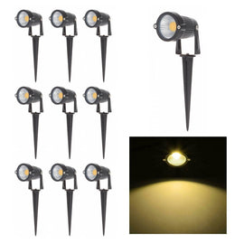 10PCS 12V LED Waterproof Outdoor Garden Spotlights Landscape Light Flood Lights - RnR Galore