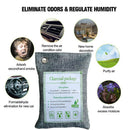 10PCS Air Purifying Bags Activated Bamboo Charcoal Freshener for Car Home Shoes 200g - RnR Galore