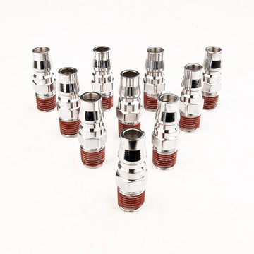 10X 1/4" Nitto Type Male Air Coupling Coupler Fitting Connector 4 x 1.5cm - RnR Galore