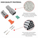 117PCS Deutsch Kit DT 2 Way Series Connector Plug Waterproof Auto Marine DT 2Pin - RnR Galore