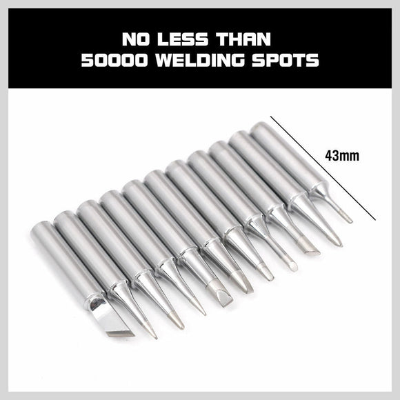 11Pc Soldering Iron Tips Solder Rework Lead Free Hakko Soldering Station AU - RnR Galore