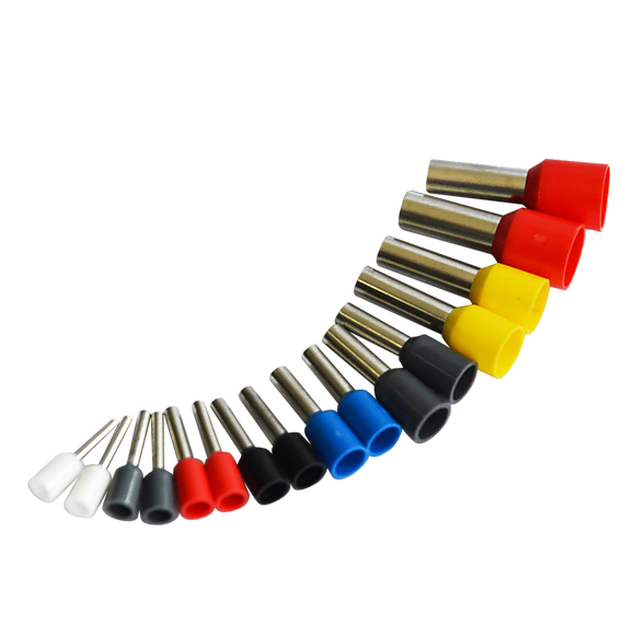 1200Pcs Bootlace Ferrule Crimper kit 0.25 - 10mm2 Cord End Ratchet Crimping Tool - RnR Galore