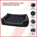 120cm x 100cm Heavy Duty Waterproof Dog Bed - RnR Galore