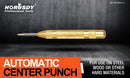 125mm/5" Automatic Centre Punch Adjustable Spring Loaded Metal Drill Tool Glod - RnR Galore