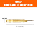 125mm/5" Automatic Centre Punch Adjustable Spring Loaded Metal Drill Tool Glod - RnR Galore