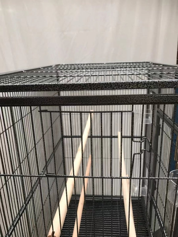 161 cm Bird Cage Parrot Aviary Pet Stand - alone Budgie Perch Castor Wheels - RnR Galore