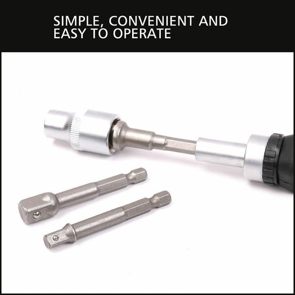 16Pc Socket Bit Adaptor Set Power Drill Nut Driver Extension Screwdriver Bits - RnR Galore