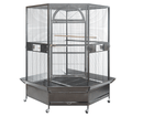 185cm XXL Corner Bird Cage Pet Parrot Aviary Perch Castor Wheel - RnR Galore