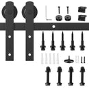 1.8m Heavy Duty Sliding Barn Single Door Hardware Kit Damper Track Rail Roller System - RnR Galore
