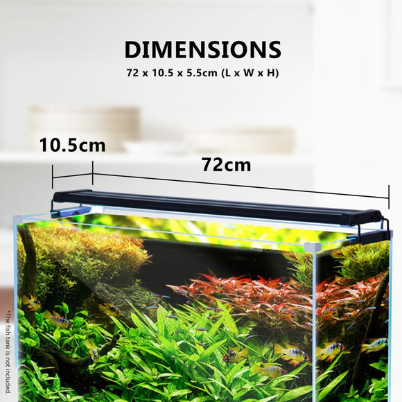18W Aquarium Blue White LED Light for Tank 75 - 95cm - RnR Galore