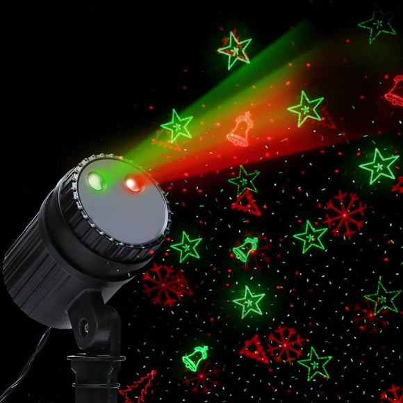 1X Projector Light Christmas Lights Laser Outdoor Decorations Jingle Jollys - RnR Galore