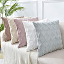 2 Pack Decorative Boho Throw Pillow Covers 45 x 45 cm (White) - RnR Galore