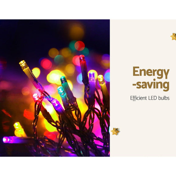 200 LED 3M Christmas Lights Solar String Fairy Light Jingle Jollys - RnR Galore